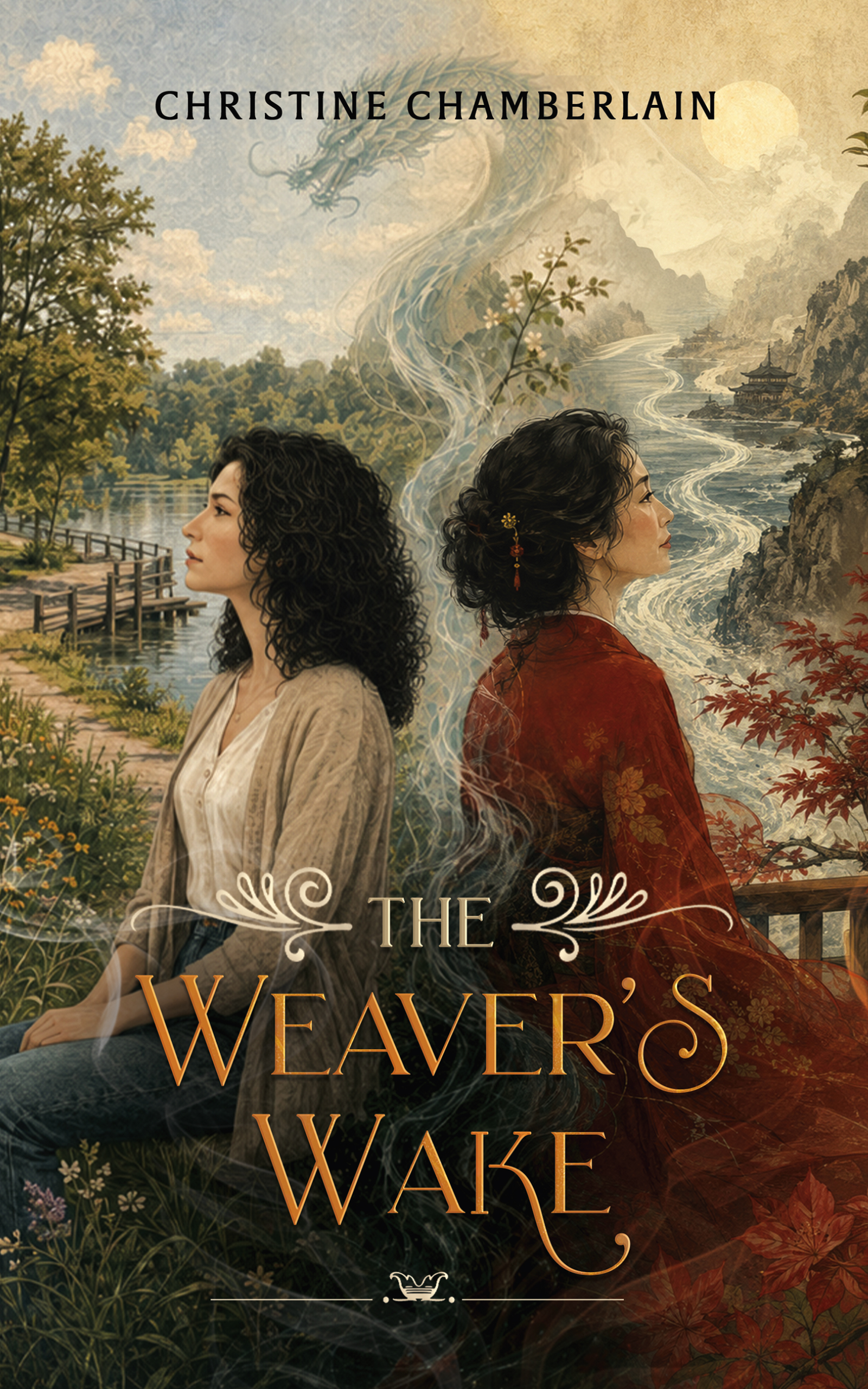 The Weaver's Wake by Christine Chamberlain — Book Cover
